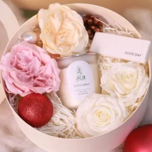 Set 1 Nến thơm 220g | Box tròn