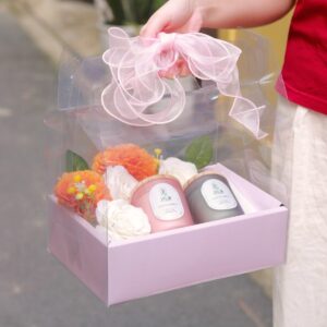 Một góc nhìn khác về Set 2 Nến thơm 150g | Box Mica Lớn