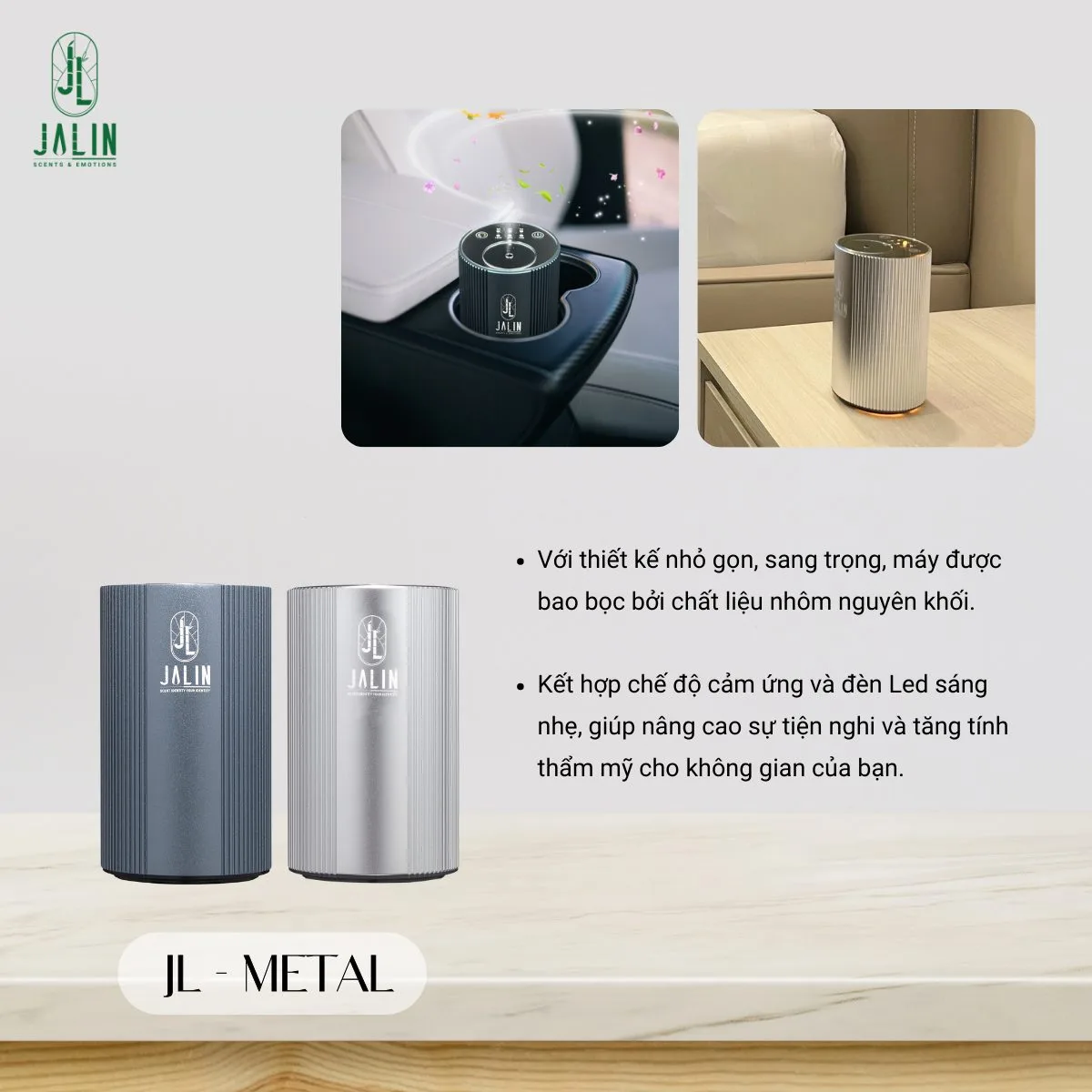 Máy khuếch tán tinh dầu JL-Metal | Không gian <20m2 - Image 2