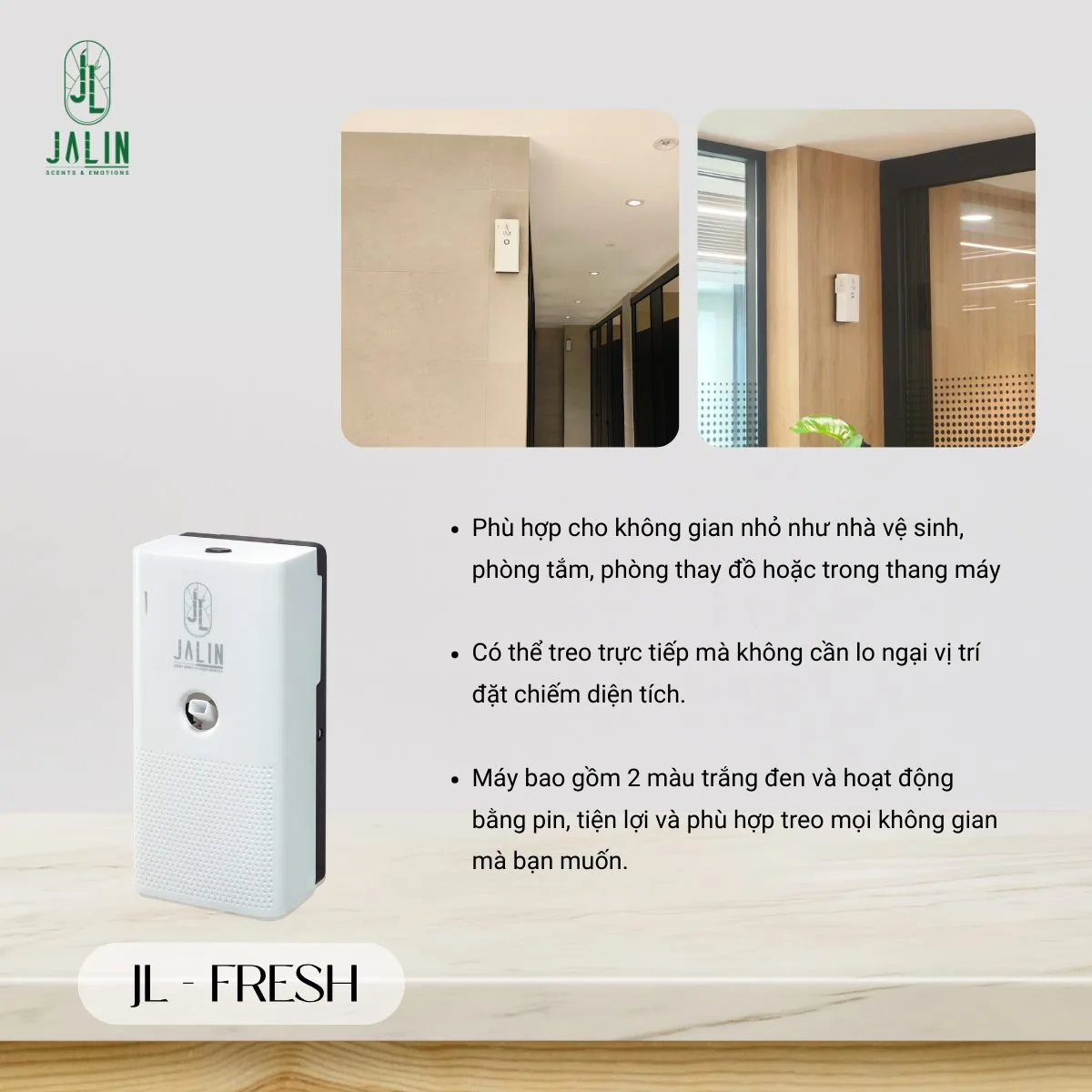 Máy khuếch tán tinh dầu JL-FRESH | Không gian 10-20m2 - Ảnh 2