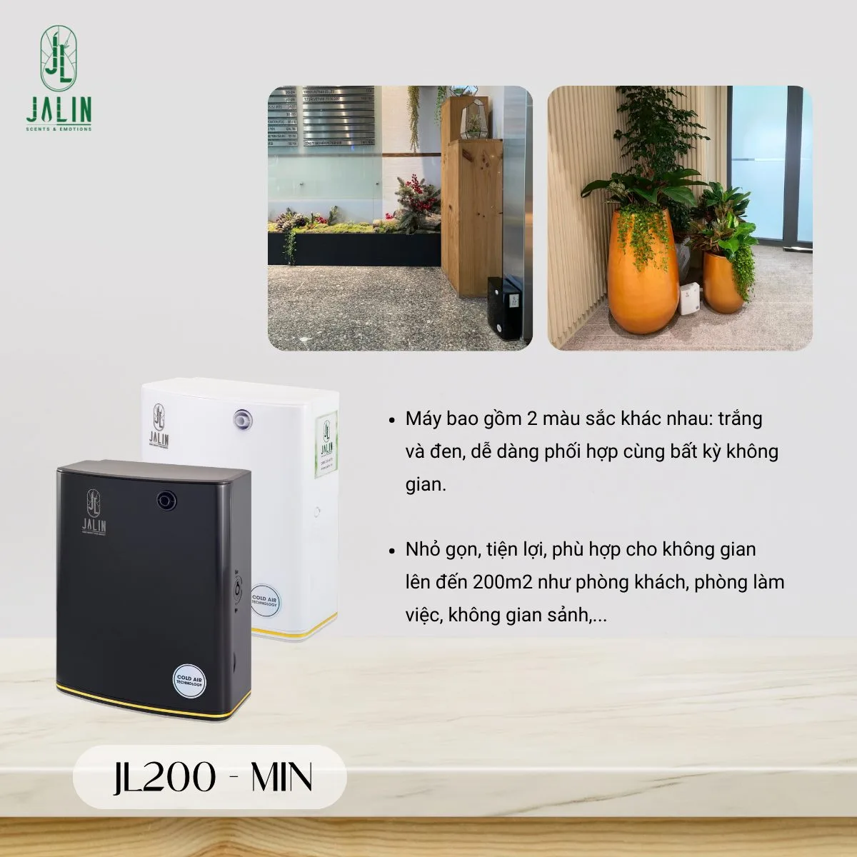 Máy khuếch tán tinh dầu JL200-MIN | Không gian 100-200m2 - Image 2