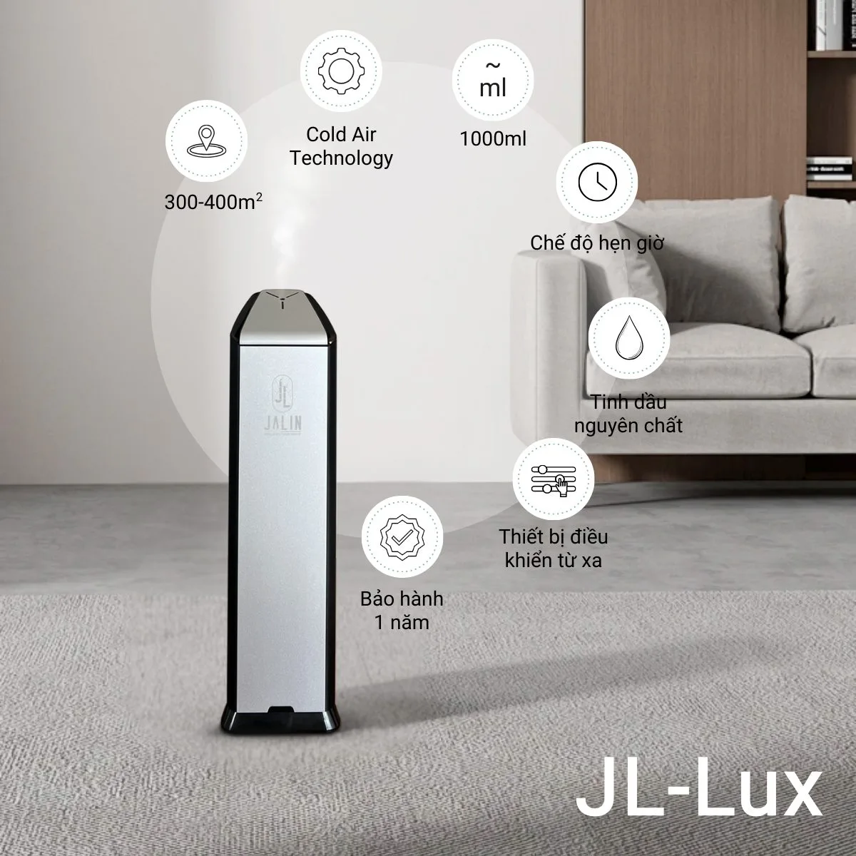 Máy khuếch tán tinh dầu JL-LUX | Không gian từ 300-400m2 - Ảnh 3