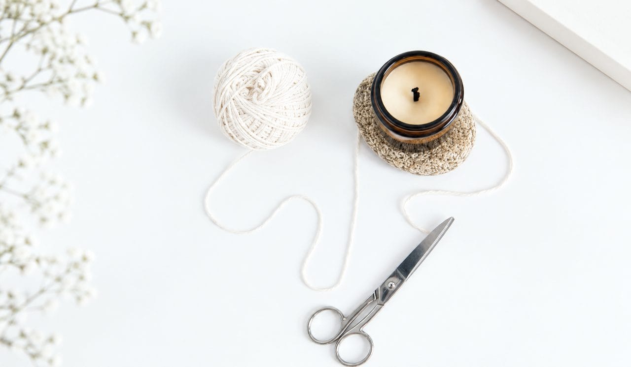 dây cotton dùng để làm tim đèn cầy