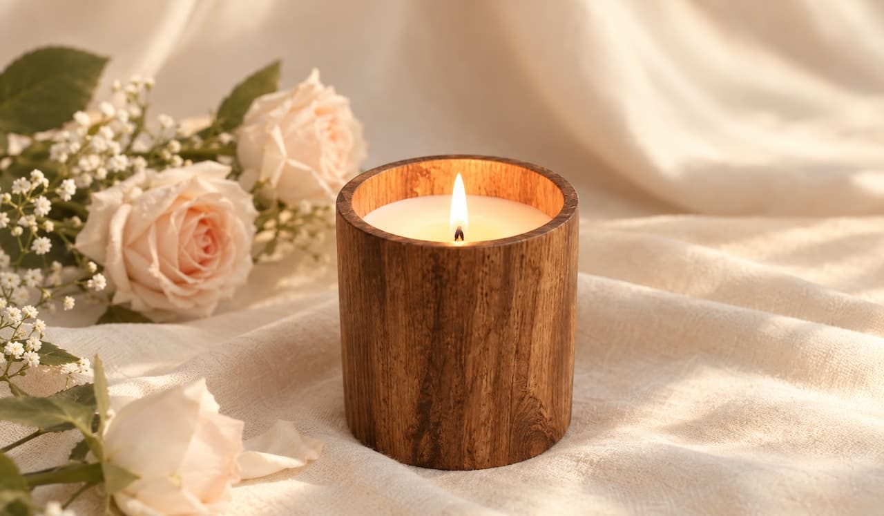 các loại nến thơm hương gỗ đàn hương