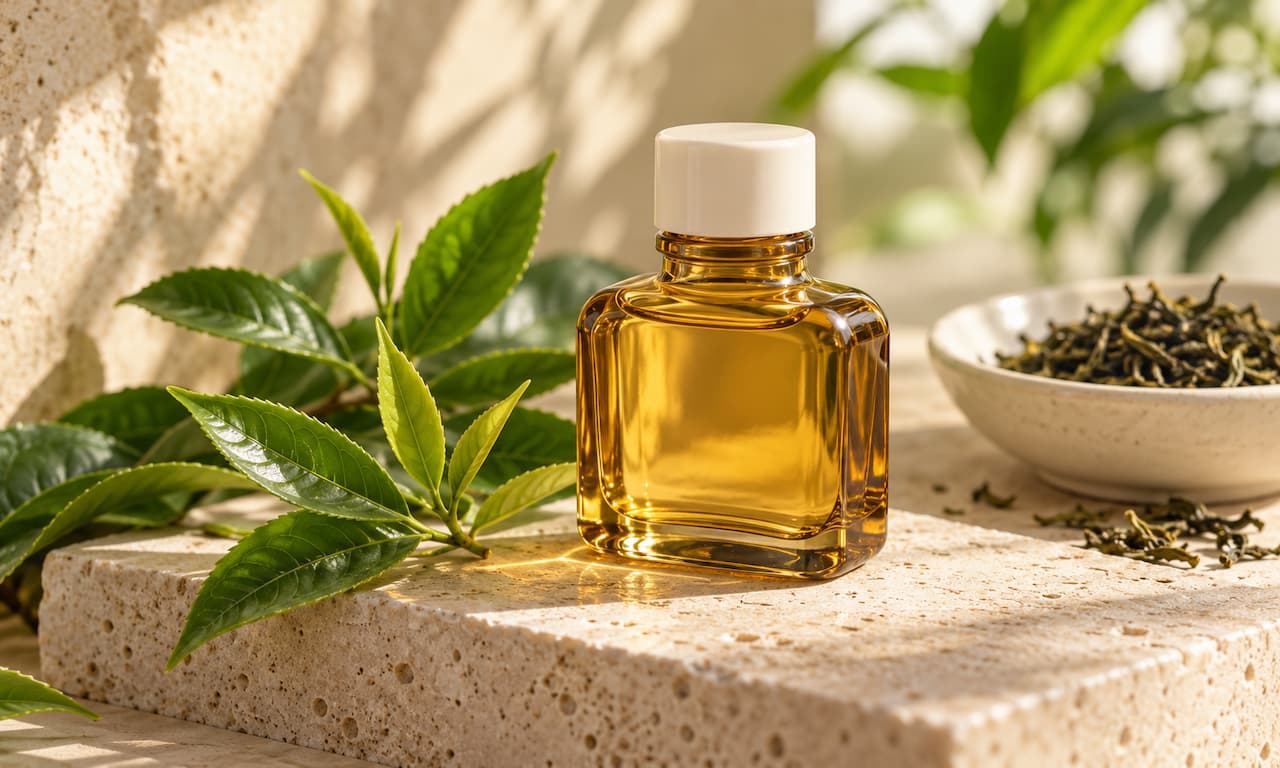 Tinh dầu trà là sản phẩm hương thơm mang hương của lá trà